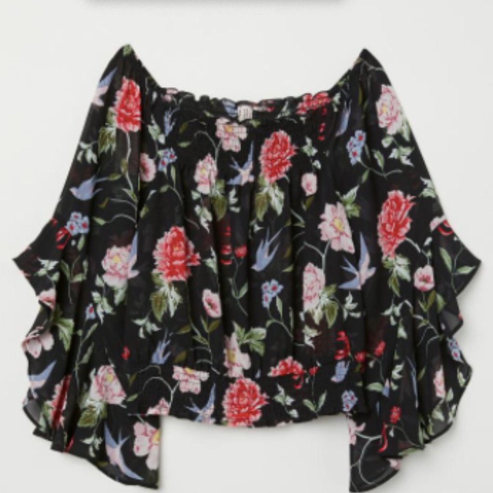 NWT off the shoulder flowy top